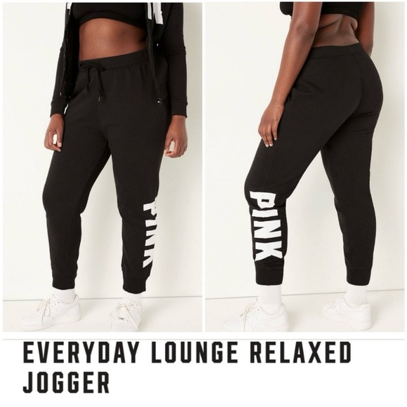 PINK - Victoria's Secret Everyday Lounge Relaxed Joggers worn once. - Picture 2 of 5